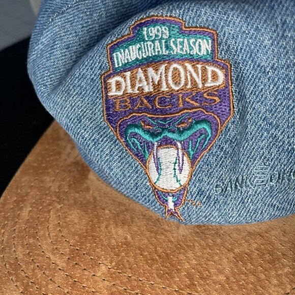 ARIZONA DIAMONDBACKS INAUGURRAL HAT FROM 3/31/1998. GAME 1  display picture 3